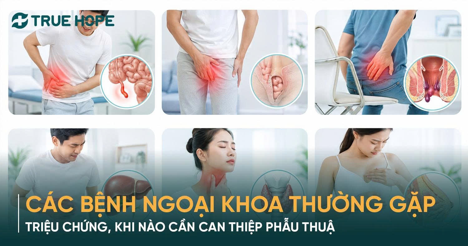 Các bệnh ngoại khoa thường gặp