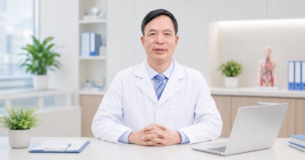 Bác sĩ Nguyễn Quốc Tiến chú trọng việc khai thác bệnh sử, tìm hiểu triệu chứng cụ thể và đánh giá tình trạng người bệnh một cách toàn diện
