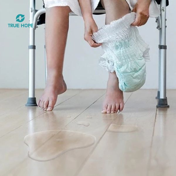 Hình ảnh bệnh nhân tiểu không kiểm soát