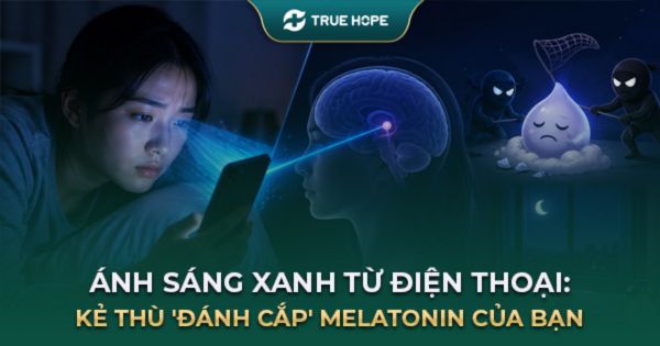 Ánh sáng xanh gây mất ngủ