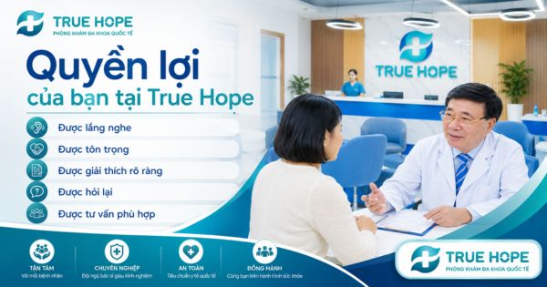 Những quyền lợi của người bệnh tại True Hope