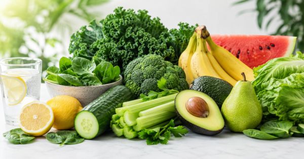 Hình ảnh thực phẩm giúp kiềm hóa máu
