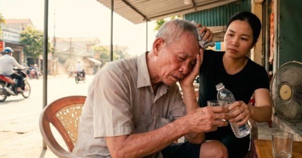 Nắng nóng gay gắt làm người già dễ bị say nắng