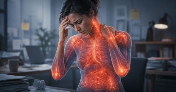 Stress mạn tính gây viêm mạn tính cấp thấp và đau mỏi cơ thể