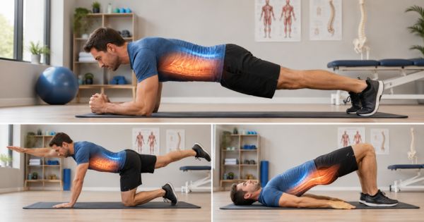 Bài tập tăng sức mạnh cơ lưng cơ bụng hỗ trợ điều trị thoát vị đĩa đệm