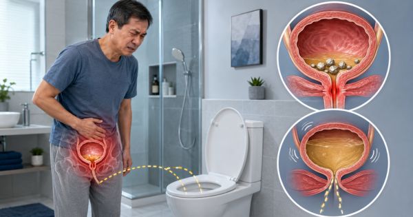 Ung thư tuyến tiền liệt có thể gây tiểu yếu ngắt quãng - cần phân biệt với phì đại tuyến tiền liệt