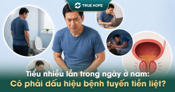 Tiểu nhiều lần trong ngày ở nam