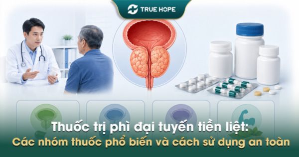 Cách sử dụng thuốc trị phì đại tuyến tiền liệt hiệu quả