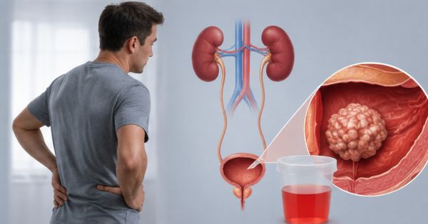 Khối u đường tiết niệu gây nước tiểu có máu