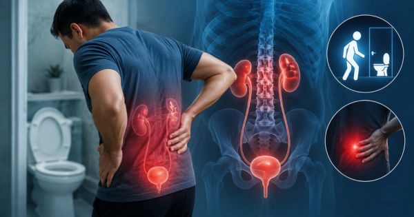 Tiểu rắt kèm đau lưng là bệnh lý cần lưu ý