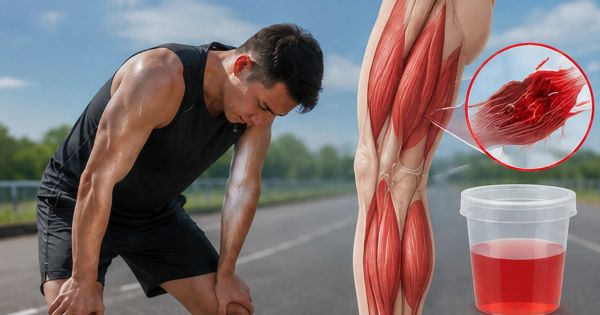 Vận động cường độ cao và các vấn đề cơ xương khớp liên quan đều có thể gây nước tiểu có máu