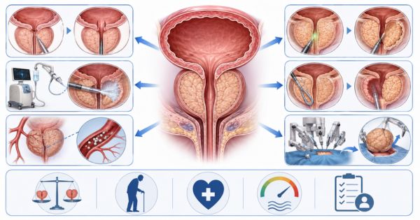 Các phương pháp can thiệp khác trong điều trị phì đại tuyến tiền liệt