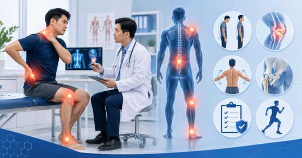Đánh giá cơ xương khớp theo triệu chứng và nguy cơ cho nam giới