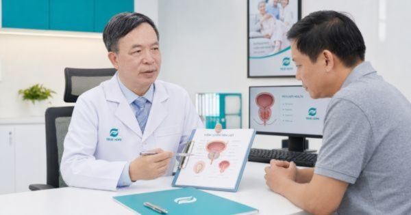 BSCKII Nguyễn Quốc Tiến thăm khám và tư vấn điều trị tiểu rắt tại True Hope