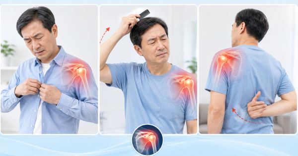 Tổn thương dây chằng và bao hoạt dịch quanh khớp vai gây hạn chế vận động