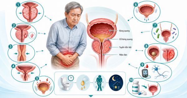 Các nguyên nhân phát triển lại bệnh lý sau khi mổ tuyến tiền liệt