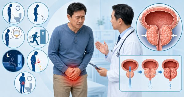 Bác sĩ có thể chỉ định siêu âm khi người bệnh gặp một hoặc nhiều biểu hiện về đường tiểu dưới