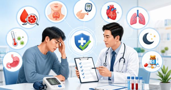 Khám sức khỏe tổng quát để biết được nguyên nhân gây mệt mỏi kéo dài
