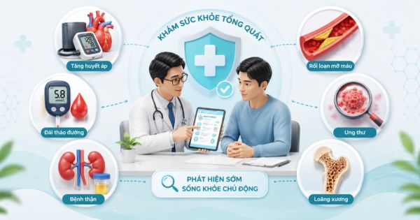 Khám sức khỏe tổng quát giúp phát hiện sớm tăng huyết áp, đái tháo đường, bệnh thận, rối loạn mỡ máu, ung thư và loãng xương