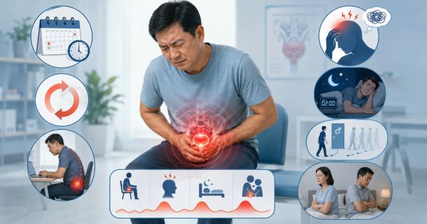 Hội chứng đau vùng chậu mạn tính có thể do bệnh lý tuyến tiền liệt