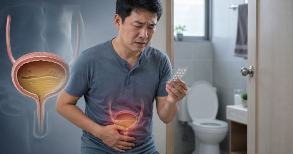Thuốc kháng sinh histamine làm bàng quang co bóp kém ảnh hưởng đến sinh hoạt của nam giới