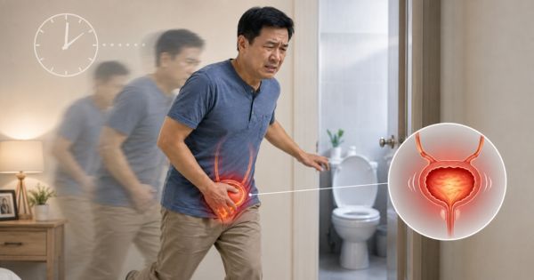 Bàng quang tăng hoạt gây tiểu nhiều lần mỗi lần lượng ít