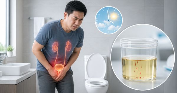 Nam giới tiểu nhiều lần kèm nước tiểu có máu - dấu hiệu cần khám