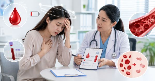 Mệt mỏi kéo dài có thể cảnh báo thiếu máu