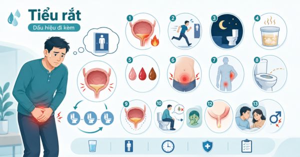 Viêm bàng quang gây tiểu rắt và đau vùng chậu