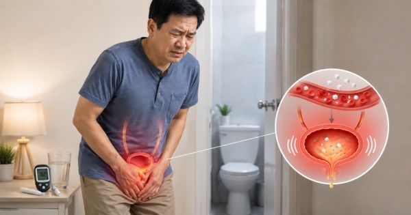 Đái tháo đường và đường huyết cao gây tiểu nhiều lần trong ngày