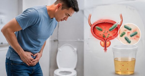 Nhiễm trùng đường tiết niệu gây tiểu buốt và nước tiểu có máu