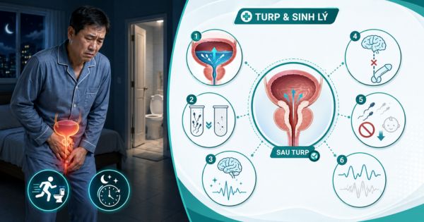 Những thay đổi sinh lý có thể gặp sau TURP