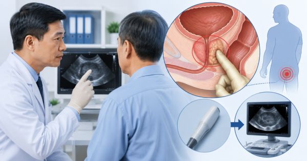 Bác sĩ chỉ định siêu âm khi phát hiện trực tràng bất thường