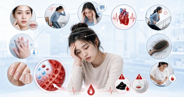 Những dấu hiệu gợi ý mệt mỏi do thiếu máu