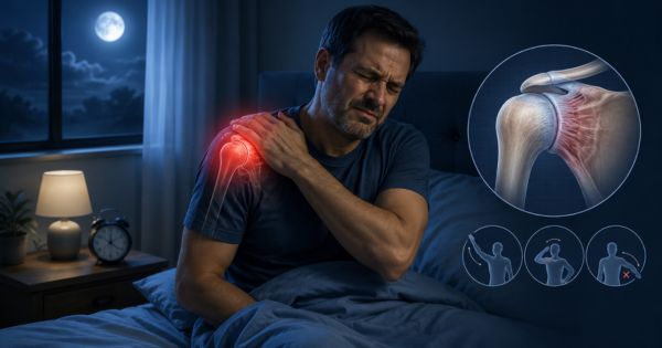 Đau khớp vai ban đêm, cứng vai tăng dần là dấu hiệu đông cứng khớp vai