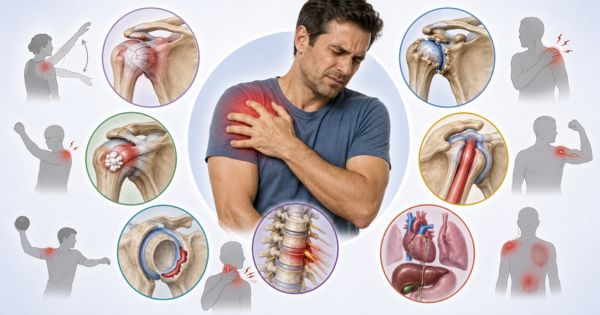 Các nguyên nhân khác gây đau vai khi giơ tay ngoài tổn thương gân chóp xoay