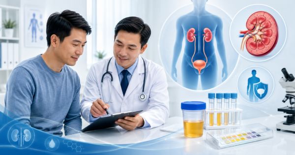 Kiểm tra chức năng thận và nước tiểu cho nam giới