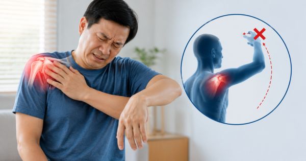 Cần đi khám ngay khi không thể nâng hoặc cử động cánh tay sau chấn thương