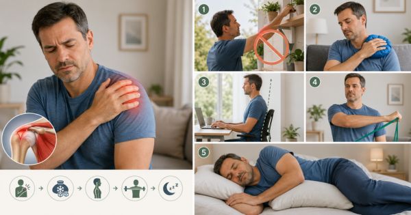 Điều trị viêm hoặc rách gân chóp xoay bằng cách điều chỉnh chế độ sinh hoạt