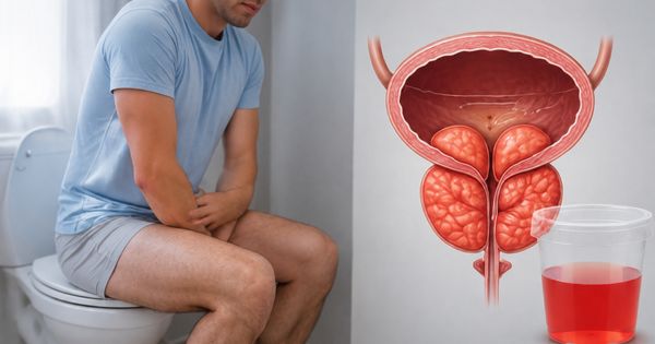 Viêm tuyến tiền liệt, phì đại tuyến tiền liệt gây nước tiểu máu