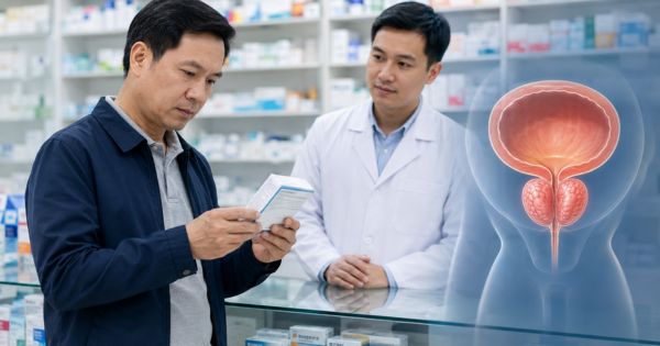 Trước khi mua thuốc cảm cần tìm hiểu rõ các thông tin của thuốc để hạn chế ảnh hưởng đến cơ chế sinh lý của tuyến tiền liệt