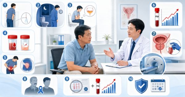 Các biểu hiện nam giới nên trao đổi với bác sĩ về PSA và MRI