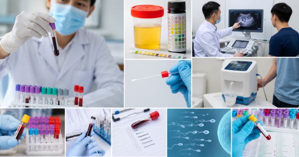 Chỉ định xét nghiệm khi cần - Quá trình khám nam khoa