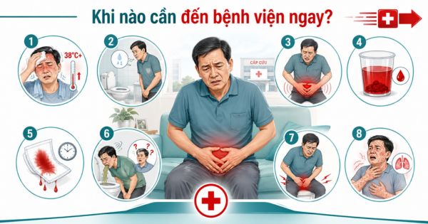 Các dấu hiệu cảnh báo cần đến bệnh viện ngay