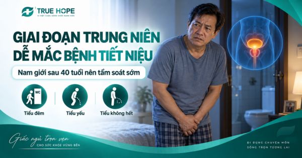 Giai đoạn trung niên dễ mắc các bệnh về tiết niệu