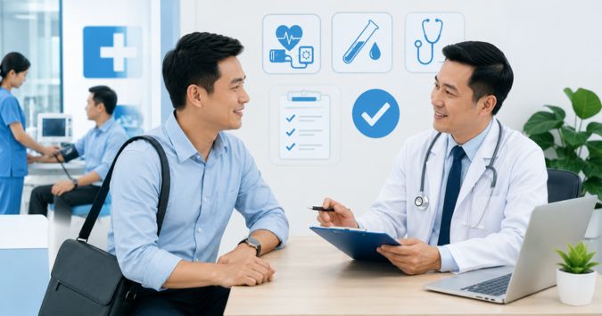 Người văn phòng bận rộn nên đi khám sức khỏe tổng quát