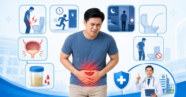 Nam giới nên đi khám khi có bất thường về đường tiểu