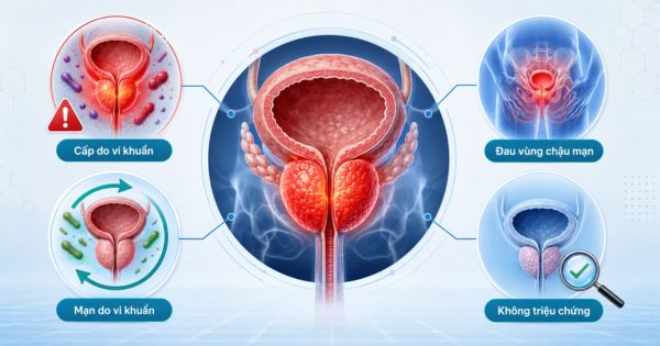 Các dạng viêm tuyến tiền liệt thường gặp