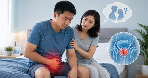 Viêm tuyến tiền liệt có thể gây đau khi quan hệ