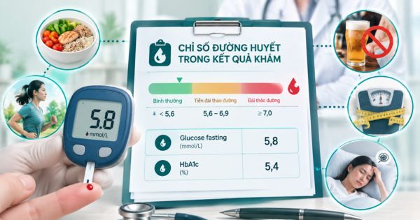 Chỉ số đường huyết trong kết quả khám sức khỏe tổng quát